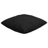 ZNTS Throw Pillows 4 pcs Black 60x60 cm Fabric 314360