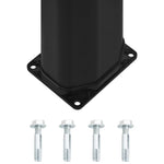 ZNTS Outdoor Solar Shower with Shower Head and Faucet 35 L Black 92942