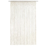 ZNTS Macrame Curtain 140x240 cm Cotton 323976