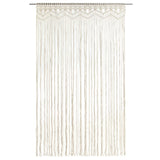 ZNTS Macrame Curtain 140x240 cm Cotton 323976