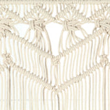 ZNTS Macrame Curtain 140x240 cm Cotton 323976