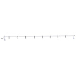ZNTS Pool Cover Roller with Plastic Base 93178