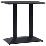 ZNTS Bistro Table Leg Black 70x40x72 cm Cast Iron 325438