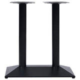 ZNTS Bistro Table Leg Black 70x40x72 cm Cast Iron 325438