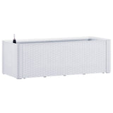 ZNTS Garden Raised Bed with Self Watering System White 100x43x33 cm 313959