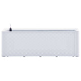 ZNTS Garden Raised Bed with Self Watering System White 100x43x33 cm 313959