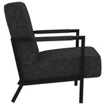 ZNTS Armchair Black Faux Leather 325756