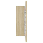 ZNTS LED Bathroom Mirror Cabinet Sonoma Oak 40x12x45 cm 804951