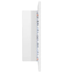 ZNTS LED Bathroom Mirror Cabinet High Gloss White 40x12x45 cm 804953