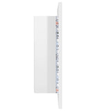 ZNTS LED Bathroom Mirror Cabinet High Gloss White 40x12x45 cm 804953
