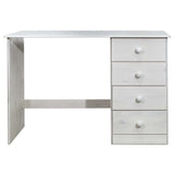 ZNTS Desk with 4 Drawers 110x50x74 cm Solid Pine Wood 325531