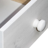 ZNTS Chest of Drawers 43x34x53 cm Solid Pine Wood 325537