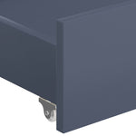 ZNTS Bed Frame with 2 Drawers Grey Solid Pine Wood 120x200 cm 3060704