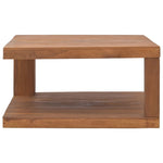 ZNTS Coffee Table 65x65x33 cm Solid Teak Wood 326127