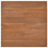 ZNTS Coffee Table 65x65x33 cm Solid Teak Wood 326127