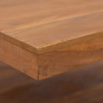 ZNTS Coffee Table 65x65x33 cm Solid Teak Wood 326127