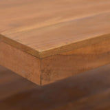 ZNTS Coffee Table 65x65x33 cm Solid Teak Wood 326127