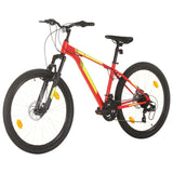 ZNTS Mountain Bike 21 Speed 27.5 inch Wheel 38 cm Red 3067216