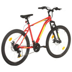 ZNTS Mountain Bike 21 Speed 27.5 inch Wheel 50 cm Red 3067218