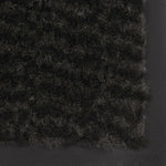 ZNTS Doormat Tufted 60x180 cm Black 326953