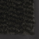 ZNTS Doormat Tufted 60x180 cm Black 326953