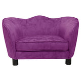 ZNTS Dog Sofa Burgundy 66x43x40 cm Plush 171129