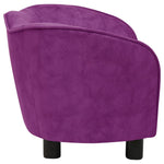 ZNTS Dog Sofa Burgundy 66x43x40 cm Plush 171129