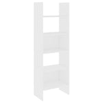 ZNTS Book Cabinet White 60x35x180 cm Engineered Wood 803407