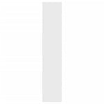 ZNTS Book Cabinet White 60x35x180 cm Engineered Wood 803407