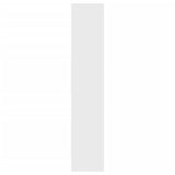 ZNTS Book Cabinet White 60x35x180 cm Engineered Wood 803407