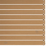 ZNTS Garden Corner Sofa Honey Brown Solid Wood Pine 805663
