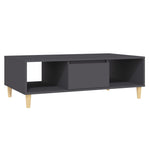 ZNTS Coffee Table Grey 103.5x60x35 cm Engineered Wood 806015