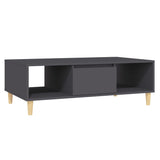 ZNTS Coffee Table Grey 103.5x60x35 cm Engineered Wood 806015