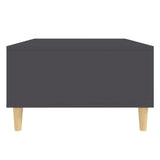 ZNTS Coffee Table Grey 103.5x60x35 cm Engineered Wood 806015
