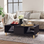 ZNTS Coffee Table Grey 103.5x60x35 cm Engineered Wood 806015