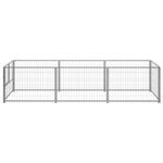 ZNTS Dog Kennel Silver 300x100x70 cm Steel 150794