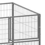 ZNTS Dog Kennel Silver 300x100x70 cm Steel 150794