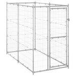 ZNTS Outdoor Dog Kennel Galvanised Steel 110x220x180 cm 150801