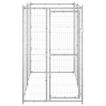 ZNTS Outdoor Dog Kennel Galvanised Steel 110x220x180 cm 150801
