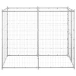 ZNTS Outdoor Dog Kennel Galvanised Steel 110x220x180 cm 150801