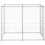 ZNTS Outdoor Dog Kennel Galvanised Steel 110x220x180 cm 150801
