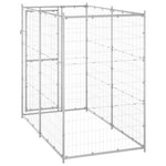 ZNTS Outdoor Dog Kennel Galvanised Steel 110x220x180 cm 150801