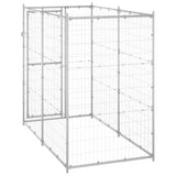 ZNTS Outdoor Dog Kennel Galvanised Steel 110x220x180 cm 150801