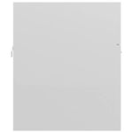 ZNTS Bathroom Furniture Set High Gloss White Engineered Wood 3071150