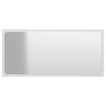 ZNTS Bathroom Furniture Set High Gloss White Engineered Wood 3071150