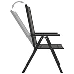 ZNTS 9 Piece Garden Lounge Set Black and Anthracite 3070643