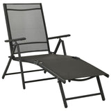 ZNTS 9 Piece Garden Lounge Set Black and Anthracite 3070643