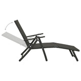 ZNTS 9 Piece Garden Lounge Set Black and Anthracite 3070643