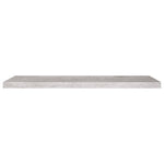 ZNTS Floating Wall Shelves 4 pcs Concrete Grey 90x23.5x3.8 cm MDF 326605