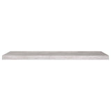 ZNTS Floating Wall Shelves 4 pcs Concrete Grey 90x23.5x3.8 cm MDF 326605